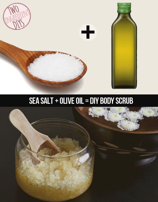 Olive Oil And Sea Salt Scrub