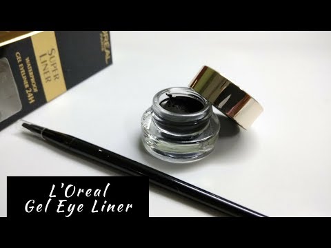  L’oreal Super Liner 24hr Water Proof Gel Eyeliner – Blackest