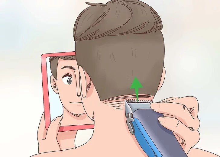 cut your own hair at home