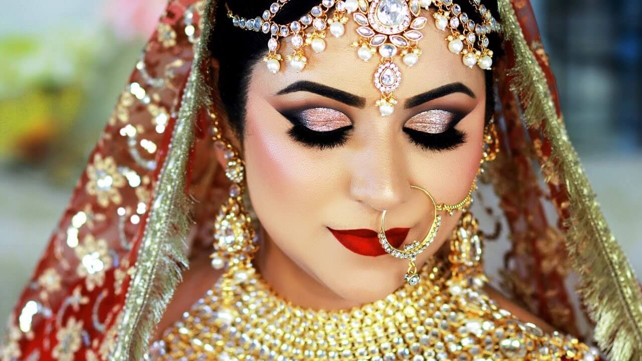 bridal makeup look