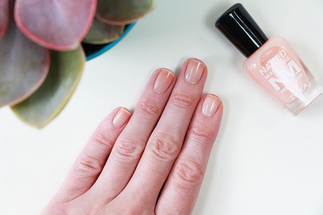 The 'naked' manicure